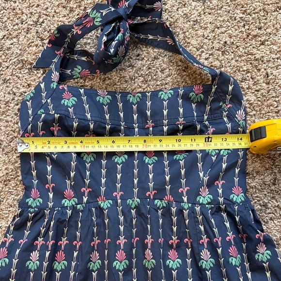 NWT Hill House Fleur Mini Dress in Navy Trailing Fern - Picture 3 of 3